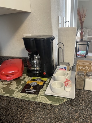 Kaffe och/eller kaffebryggare