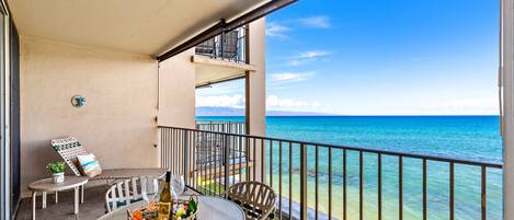 Panoramic ocean views from your private lanai