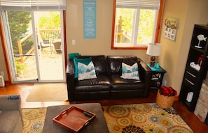 Living Room is open to the back deck.