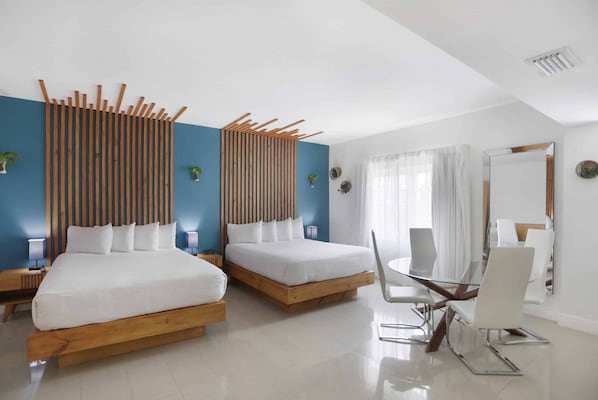 Bedroom. Exact unit will be assigned upon arrival. Views, colors and decor may vary.