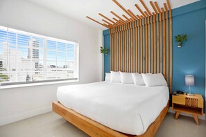 Bedroom. Exact unit will be assigned upon arrival. Views, colors and decor may vary.