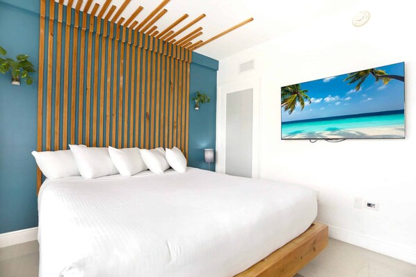 Bedroom. Exact unit will be assigned upon arrival. Views, colors and decor may vary.