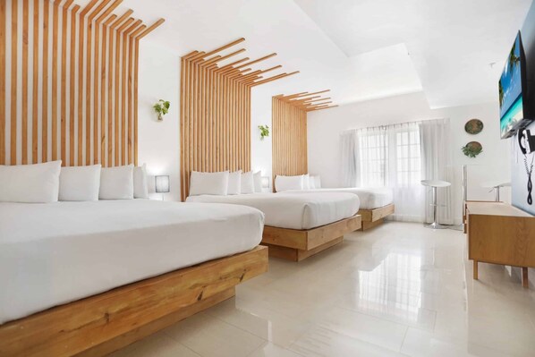 Bedroom. Exact unit will be assigned upon arrival. Views, colors and decor may vary.