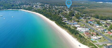 Ariel Shot to Collingwood Beach