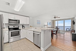 Living, Kitchen and Dining Area