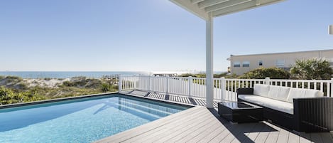 Ocean Views from the Saltwater Pool - You'll love splashing in the pool or lounging on the deck with the Atlantic as your backdrop.