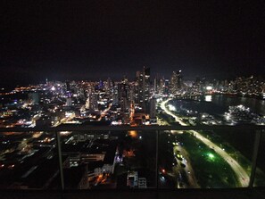 Front view of the Panama city (night) ★