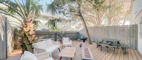 Your Personal Outdoor Oasis: Step onto Your Private Patio Deck and Savor the Moments