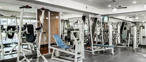 Achieve your fitness goals! Our cutting-edge gym provides the tools for a rewarding workout experience.