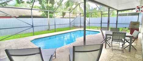 Welcome to Jupiter Sunshine’s private backyard oasis…
