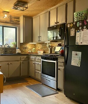 Kitchen with full sized appliances