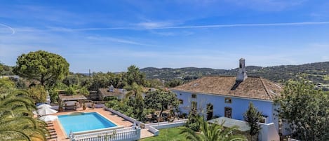 What a setting! Just yourselves...and the pool....and the gardens.....and view