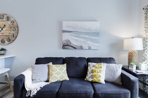 Queen sleeper sofa in Living Room