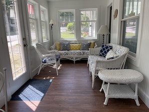 Front Porch has seating for 7