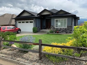 Front garden in spring. 