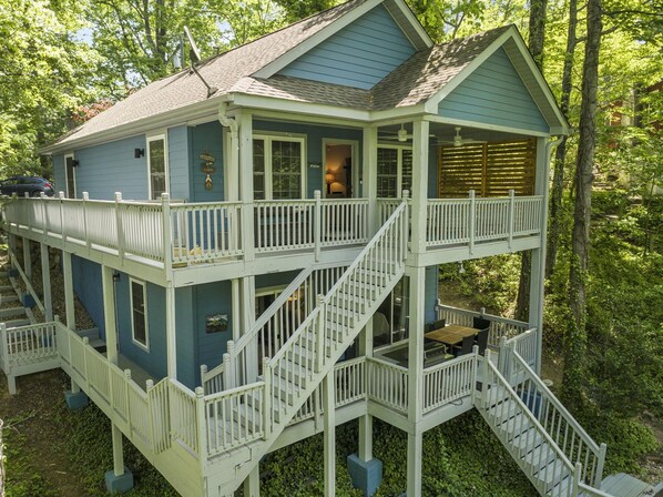 Lakeside decks