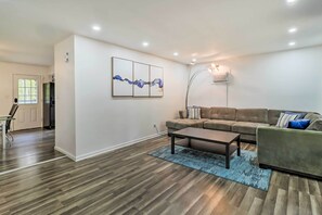 Living Room | Central A/C | Wood Flooring Throughout