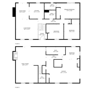 Floor plan of your cozy retreat