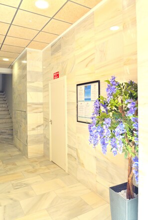 Interior entrance