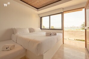Bedroom with seaview