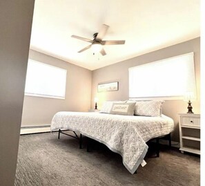King Bedroom that can be reconfigured to two twin XL beds upon request.