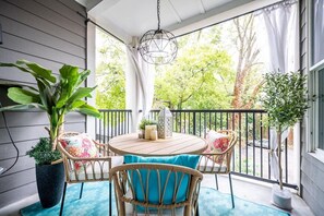 enjoy coffee in your own balcony