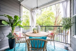 enjoy coffee in your own balcony