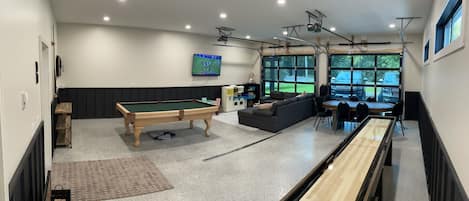 Game Room located right off the kitchen