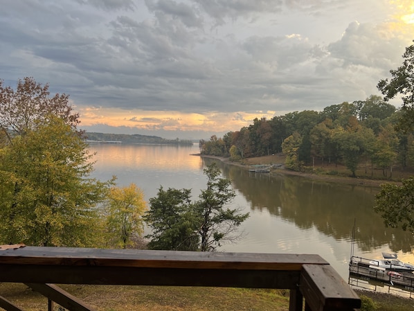 view from the balcony
