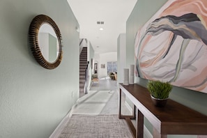 Hallway to the Living Area
