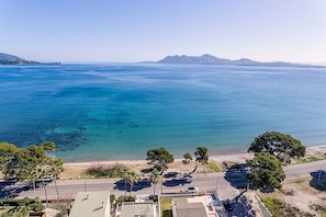 Vue sur la plage/l’océan