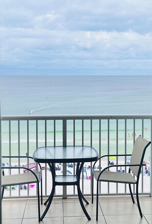 Beachfront balcony!