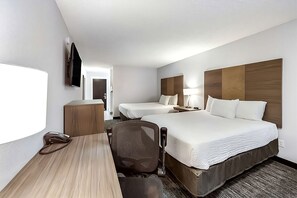 Comfy 2 Queen size beds; perfect for your vacation!