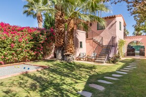 Romantic architecture, stunning design, and lush landscaping.