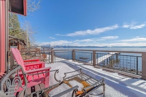 Pier in the winter