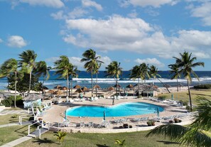 Salt water pool and ocean!