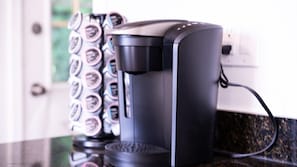 Keurig with a variety of flavors