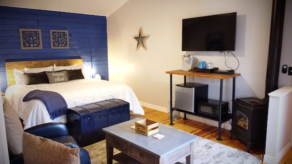 Blue Bungalow Bedroom