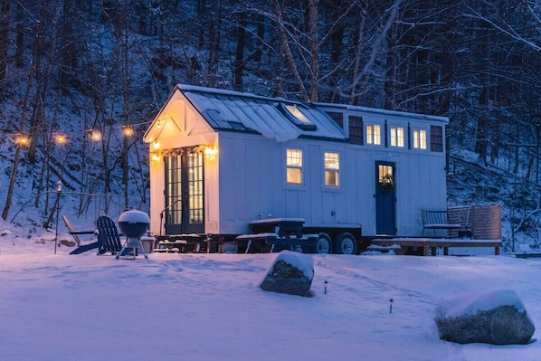 Winter at the tiny house