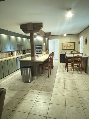 Kitchen with seating for 6