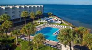 Aerial View of Onsite Pool