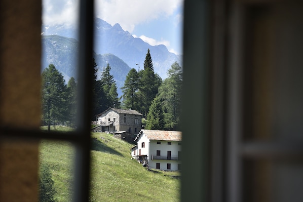 Blick von der Unterkunft