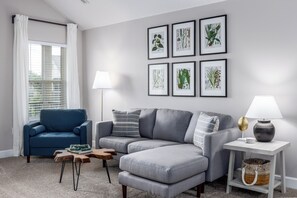 This cozy living room is perfect for relaxing after a long day 