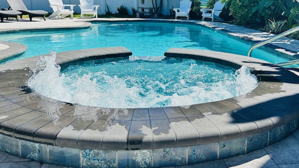 Not a hot tub, but can make bubbles.
