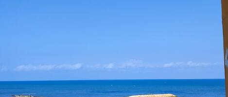 Vista a la playa o el mar