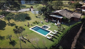 Swimming pool,Bird's eye view