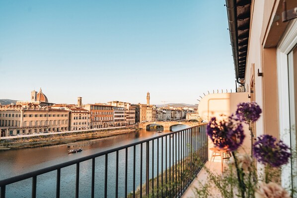 Splendid balcony and view!