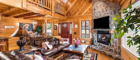 Welcome home to a warm and cozy cabin!