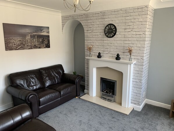 Homely living room and smart TV