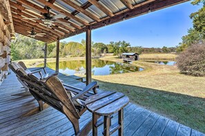 Shared Fishing Pond | Kayaks | Fishing Poles